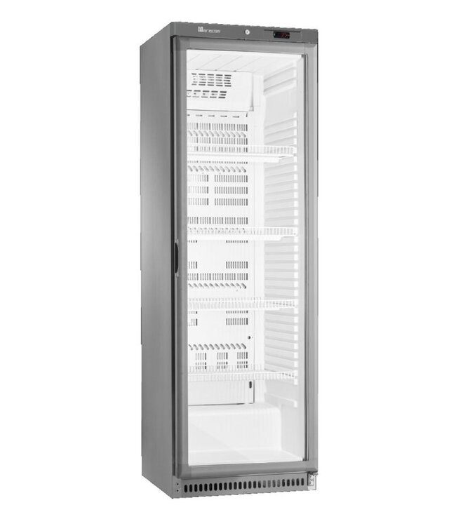 Koelkast met glazen deur ARV 430 CS A PV | 386L | RVS | (H)186x(B)59x(D)64,5cm