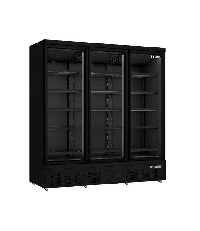 Koelkast met 3 glazen deuren GTK 1530 S PRO | 1664L | Zwart | (H)200,3x(B)188x(D)74cm
