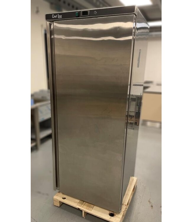 Occasion: Hoge Koelkast Chef Line | 533L | RVS | (H)187x77,5x73,5cm