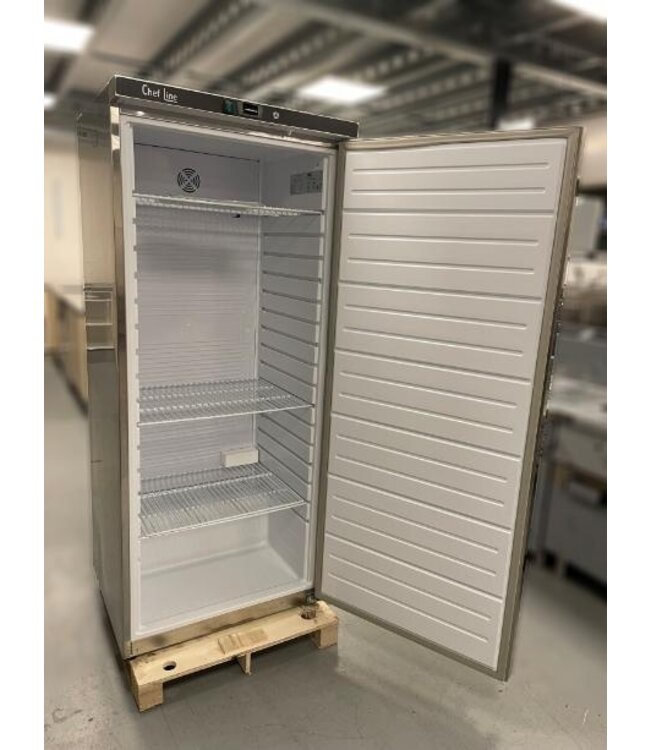 Occasion: Hoge Koelkast Chef Line | 533L | RVS | (H)187x77,5x73,5cm