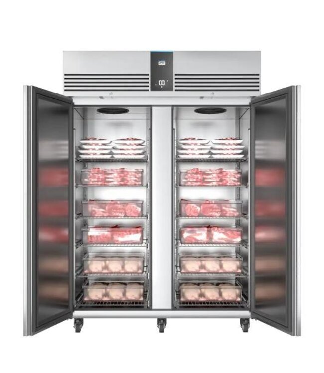 Vleeskast Foster - EP1440M - 41-174 - RVS/ALU - dubbeldeurs