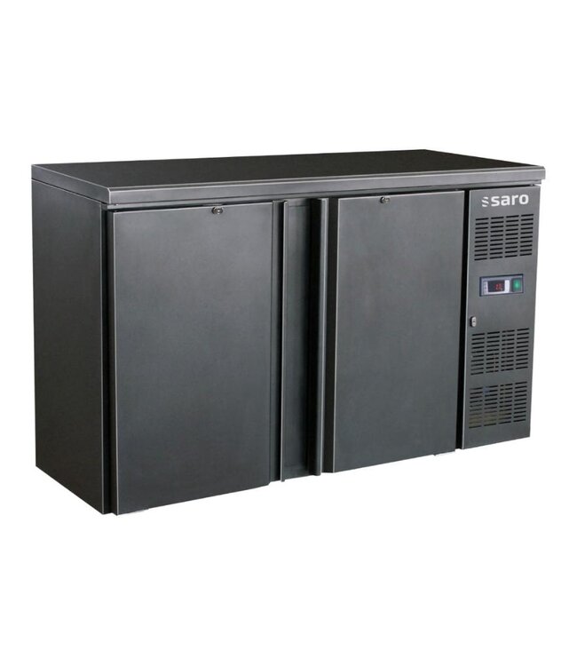 Barkoeling BC 2100 | 2 Deuren | 350L | Zwart | (H)86x(B)146,2x(D)51,3cm
