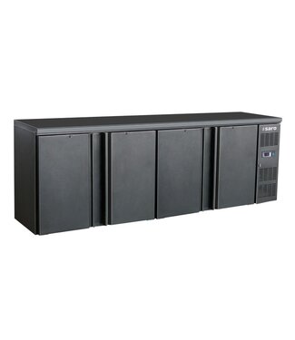 Saro Barkoeling BC 4100 | 4 Deuren | 598L | Zwart | (H)86x(B)254,2x(D)51,3cm