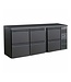 Saro Barkoeling BC 3100-S6 | 6 Lades | 537L | Zwart | (H)86x(B)200,2x(D)51,3cm