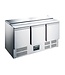 Saro Saladette ES 903 | 3 Deurs | Boven 4x 1/1GN | (H)128,9x(B)136,8x(D)70cm