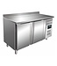 Saro Koelwerkbank KYLJA 2200 TN | 2 Deuren | Met spatrand | 136cm breed | 70cm diep