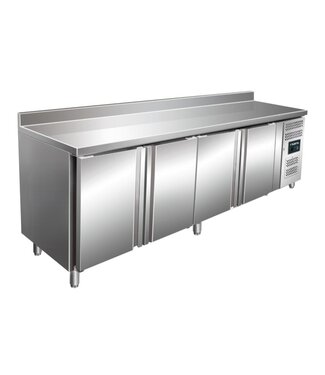 Saro Koelwerkbank KYLJA 4200 TN | 4 Deuren | Met spatrand | 223cm breed | 70cm diep
