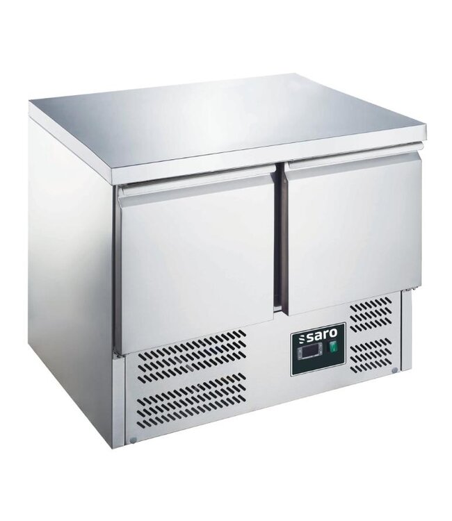 Koelwerkbank ES 901 S/S TOP | 2 Deurs | 90,3cm breed | 70cm diep
