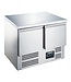 Saro Koelwerkbank ES 901 S/S TOP | 2 Deurs | 90,3cm breed | 70cm diep