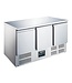 Saro Koelwerkbank ES 903 S/S TOP | 3 Deuren | 136,8cm breed | 70cm diep