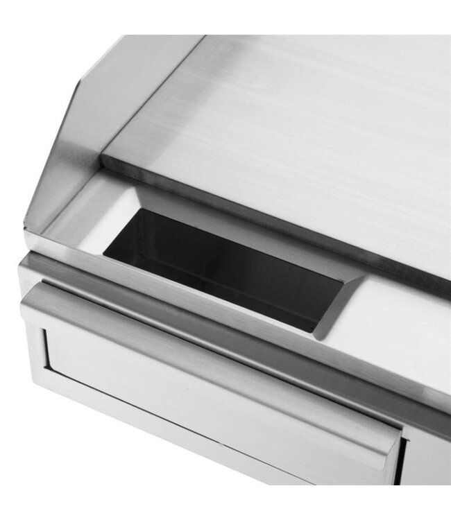 Bakplaat koolstofstaal | 2,2kW | (H)20x(B)52,5x(D)46,5