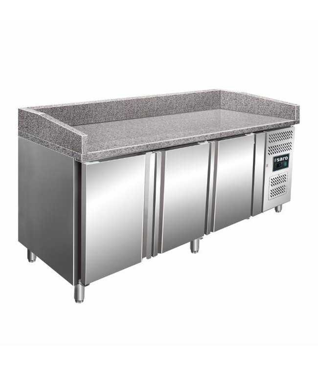 Pizzawerkbank PZ3600TN PRO | 3 Deuren | Opstaande rand | +2 tot +8°C