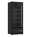 Saro Vrieskast GTK 560 PRO met glazen deur | 560L | Zwart | (H)200,3x(B)75x(D)76cm