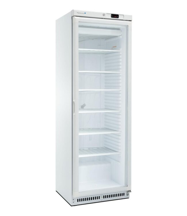 Vrieskast ACE 430 CS PV met glazen deur | 386L | Wit | (H)186x(B)62x(D)67,2cm
