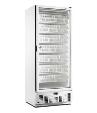 Saro Vrieskast MM5 N PV met glazen deur | 525L | Wit | (H)190x(B)75x(D)74cm