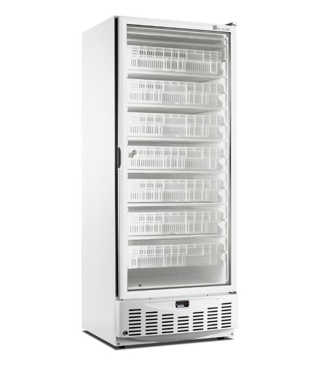 Vrieskast MM5 N PV met glazen deur | 525L | Wit | (H)190x(B)75x(D)74cm