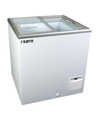 Saro Vrieskist NOVA 22-2BC100A | tot -23 °C | 205L | Glazen schuifdeksel | Met wielen