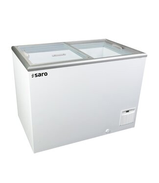 Saro Vrieskist NOVA 35-2BC100A | tot -23 °C | 331L | Glazen schuifdeksel | Met wielen