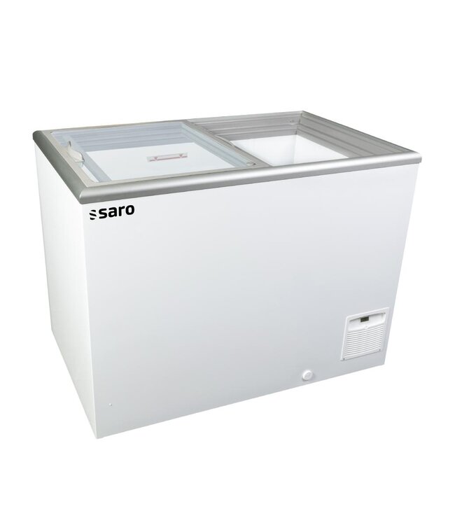 Vrieskist NOVA 35-2BC100A | tot -23 °C | 331L | Glazen schuifdeksel | Met wielen