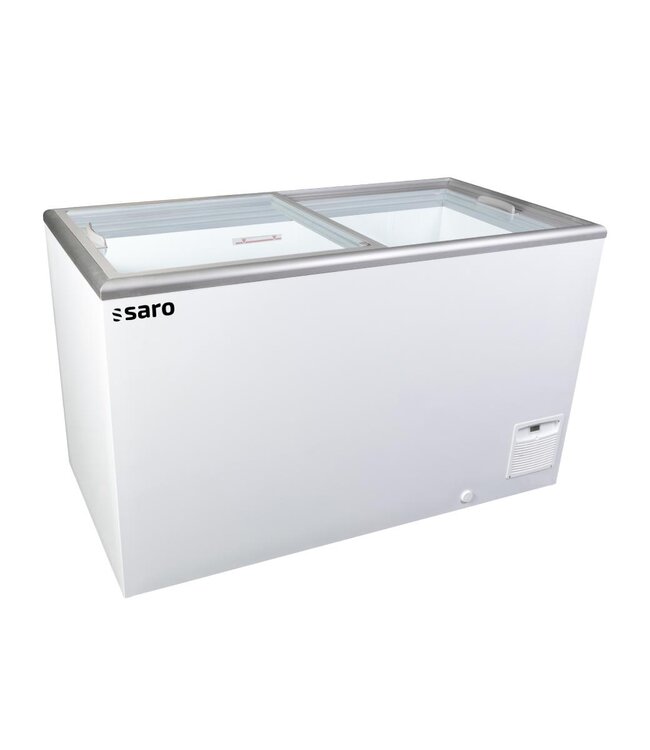 Vrieskist NOVA 45-2BC100A | tot -23 °C | 426L | Glazen schuifdeksel | Met wielen