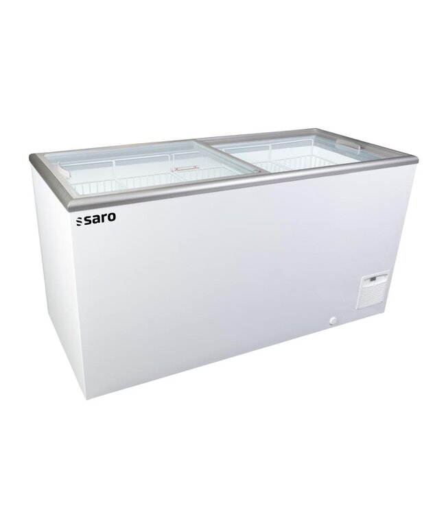 Vrieskist NOVA 53-2BC120A | tot -23 °C | 503L | Glazen schuifdeksel | Met wielen