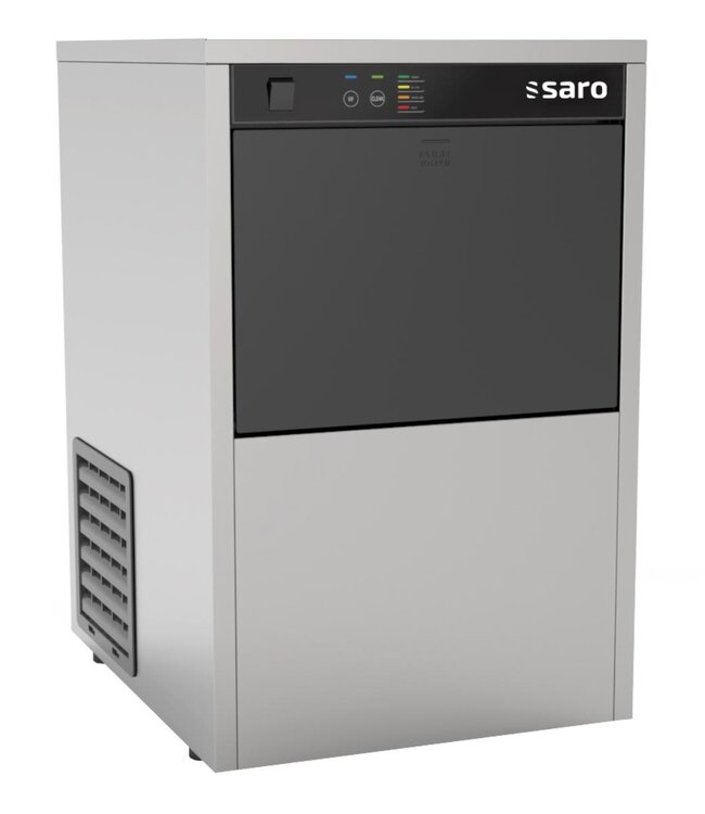IJsblokjesmachine EB UV20 PRO | Luchtgekoeld | Holle ijsblokjes | 20kg/24u | 3,5kg bunker