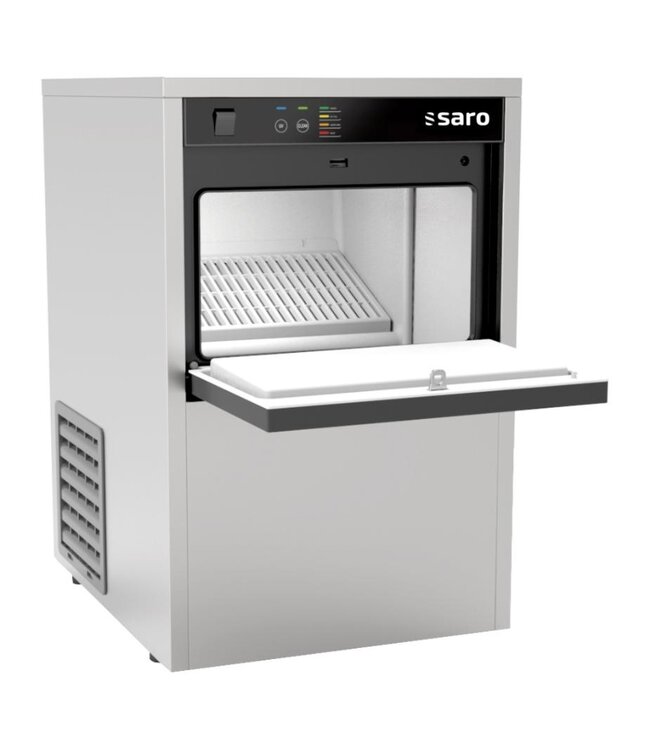 IJsblokjesmachine EB UV20 PRO | Luchtgekoeld | Holle ijsblokjes | 20kg/24u | 3,5kg bunker