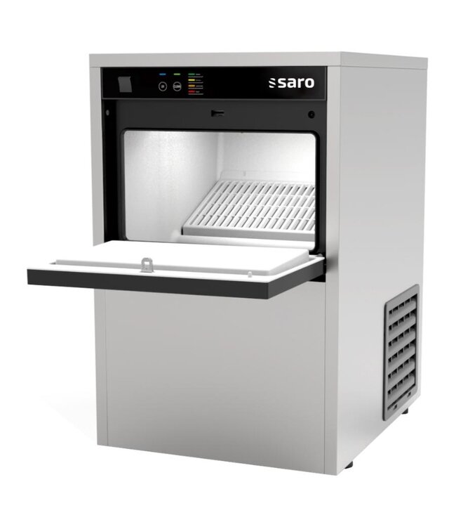 IJsblokjesmachine EB UV20 PRO | Luchtgekoeld | Holle ijsblokjes | 20kg/24u | 3,5kg bunker