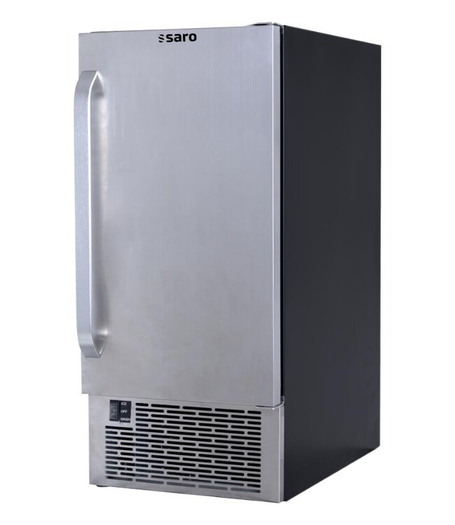 IJsblokjesmachine EB 30IN | Luchtgekoeld | Holle ijsblokjes | 30kg/24u | 7kg bunker