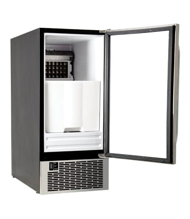 IJsblokjesmachine EB 30IN | Luchtgekoeld | Holle ijsblokjes | 30kg/24u | 7kg bunker