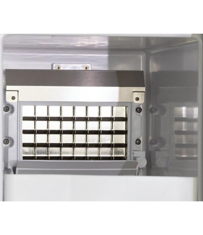 IJsblokjesmachine EB 30IN | Luchtgekoeld | Holle ijsblokjes | 30kg/24u | 7kg bunker