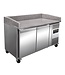 Chef Line Pizzawerkbank Chef Line | 2 Deuren | Geforceerd | 151cm breed | 80cm diep