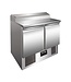 Chef Line Saladette Chef Line | 2 Deuren | 90cm breed | 70cm diep | Boven 4x 1/3GN