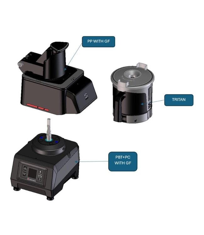 Cutter & groentesnijder CK-241 | 4,4 Liter inhoud | 50-350 kg per uur