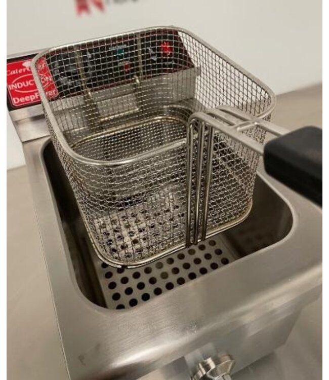 Occasion: Inductie friteuse CaterChef - 8 liter + tap