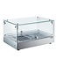 Saro Warmhoudvitrine Shira | Recht glas | (H)31,1x(B)55,4x(D)36,1cm
