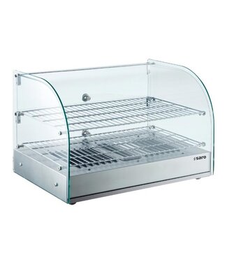 Saro Warmhoudvitrine Yael | Gebogen glas | (H)37,6x(B)55,4x(D)37,6cm