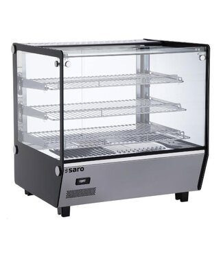 Saro Warmhoudvitrine Sofia 120 | Recht glas | (H)68,6x(B)67,8x(D)56,8cm