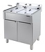 Saro Friteuse Porto | 10 + 10 Liter | Elektrisch | Staand model | 400 Volt