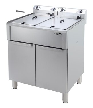 Saro Friteuse Braga | 20 + 20 Liter | Elektrisch | Staand model | 400 Volt