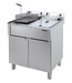 Friteuse Braga | 20 + 20 Liter | Elektrisch | Staand model | 400 Volt