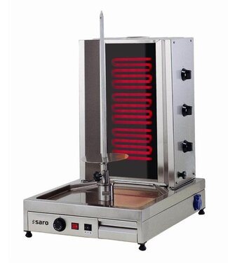 Saro Elektrische döner kebab / gyros grill ED3 | 40kg vlees | 3 Elementen