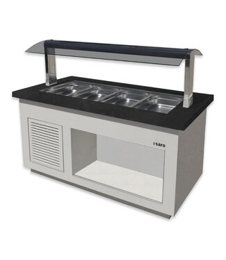 Saro Saladebar Premium Line SB-K 170 | 4x 1/1GN | Statisch | Wit