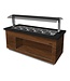 Saro Saladebar Premium Line SB-K 230 | 6x 1/1GN | Statisch | Walnoot