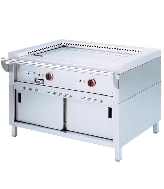 Teppanyaki grill - elektrisch - 2 zones
