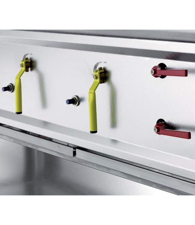 Woktafel - driehoek - 3 branders