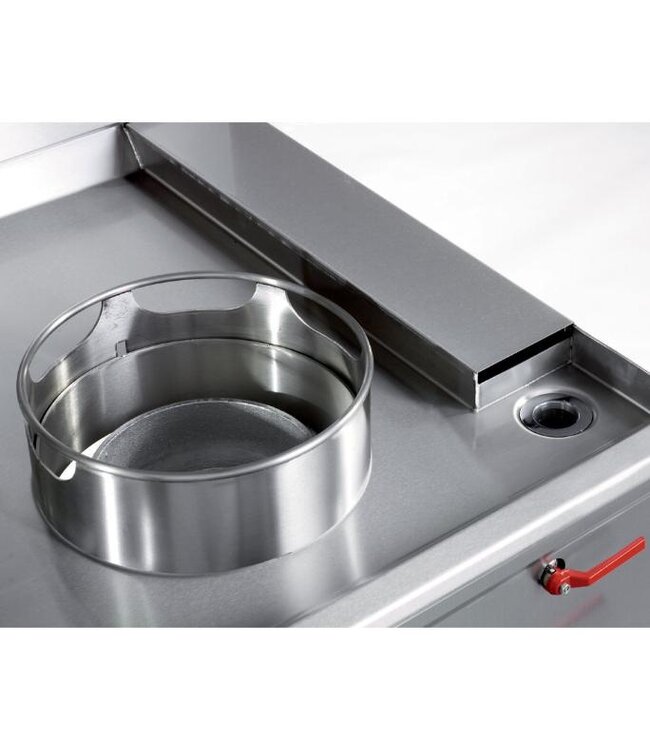 Woktafel - driehoek - 3 branders