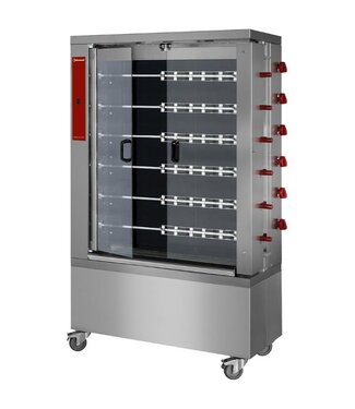 Diamond Elektrische kippenspit - 6 spitten - 36 kippen Diamond Elektrische kippenspit - 6 spitten - 36 kippen