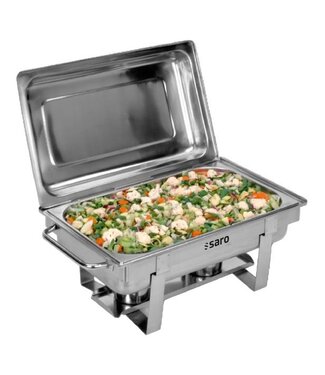 Saro Chafing Dish Anouk 1 | 1/1GN | 100mm diep | Met 2 brandpastahouders