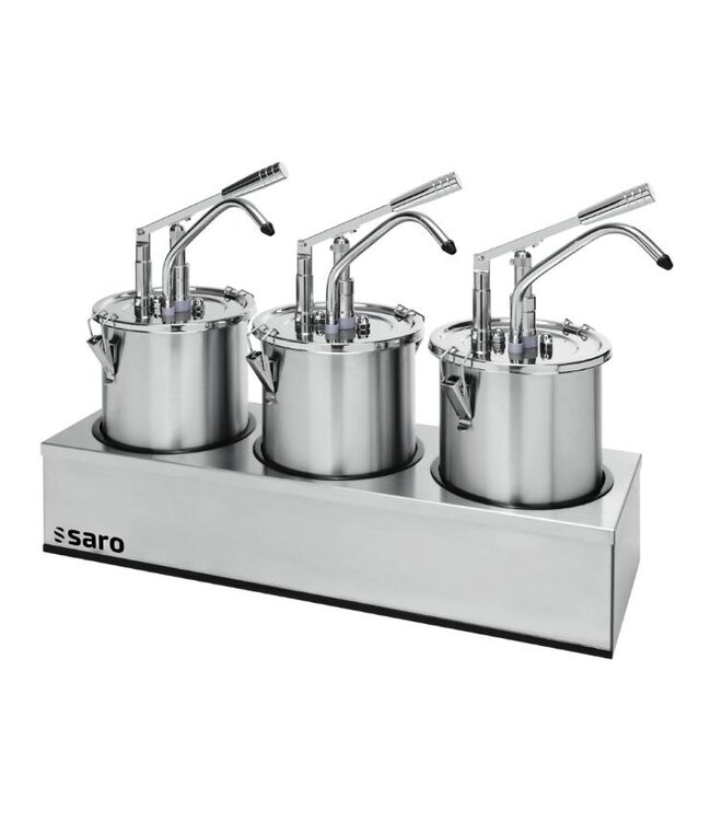 Saus dispenser set PD-003 | 3x 4,5 Liter